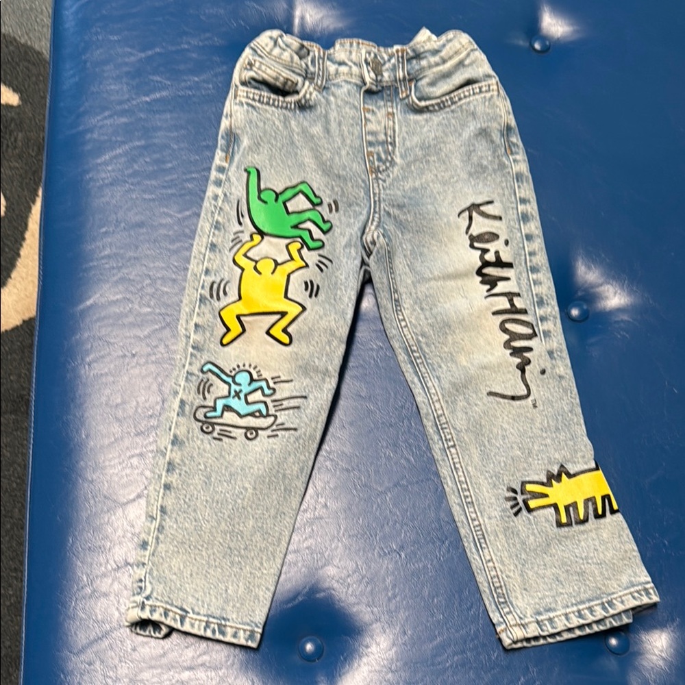 H&M Keith Haring Jeans size 4t